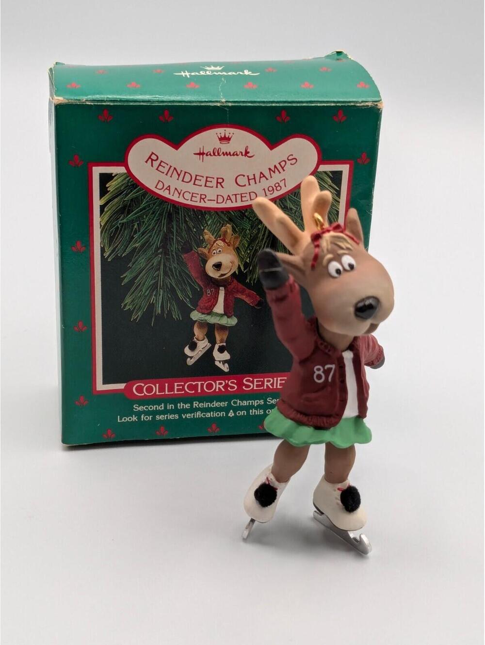 Hallmark Keepsake Reindeer Champs Dancer 1987, 2nd in the Reindeer Champs Series